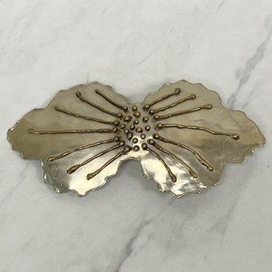 Vintage Gold Floral Belt Buckle